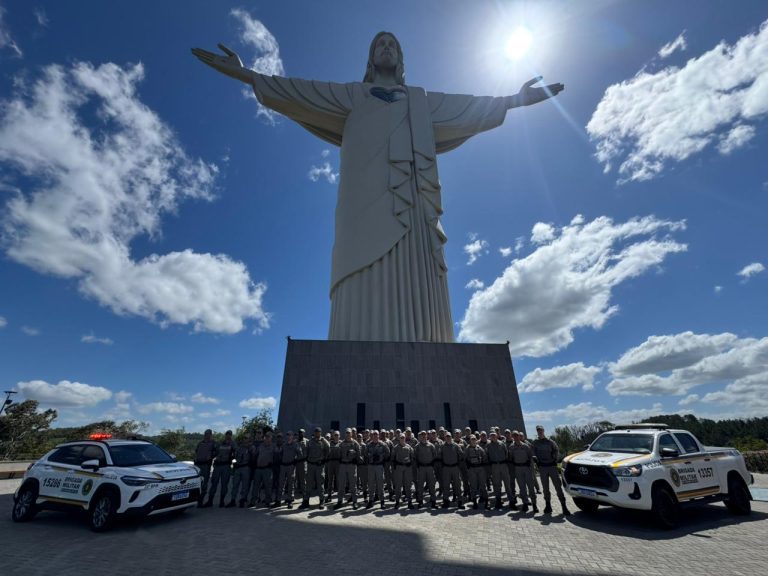 PM de Encantado realiza reunião mensal e instrução de tiro com efetivo