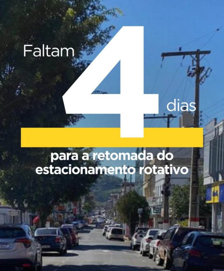 Retorno do estacionamento rotativo ocorre em quatro dias no centro de Encantado