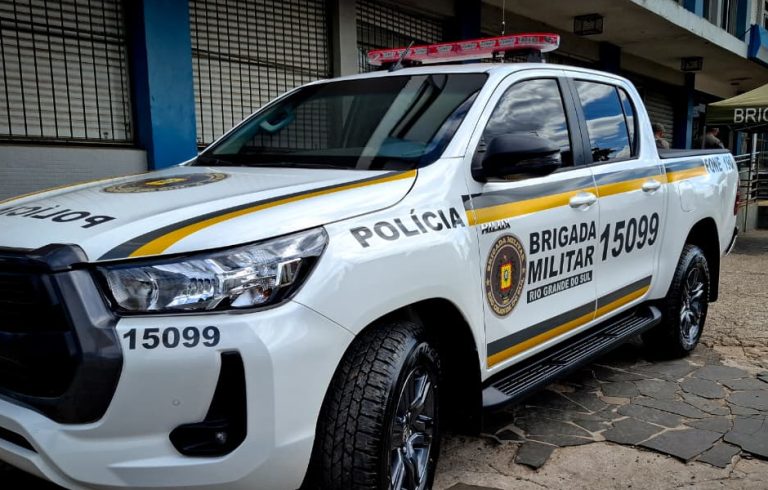 Brigada Militar de Encantado e Roca Sales recebe viaturas Hilux semi-blindadas