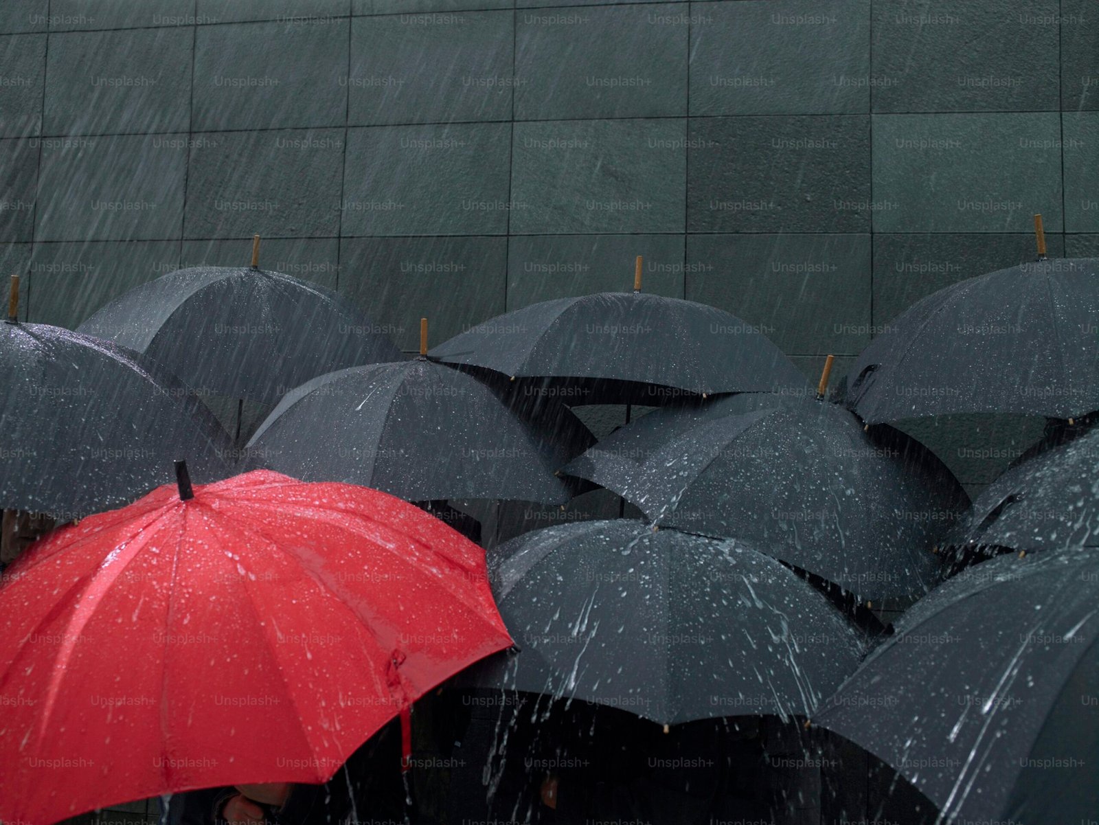 Imagem ilustrativa de chuva intensa