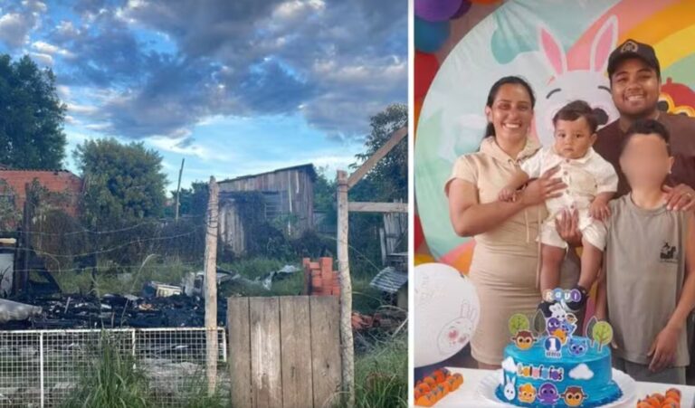 Incêndio mata casal e bebê de 1 ano em Santa Maria