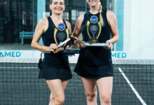 Evódie e Eduarda foram campeãs da categoria Iniciante Feminina/ Créditos: Foto.A2