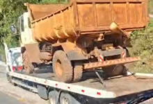 Rampa de escape evita acidente grave na ERS-129 no Vale do Taquari