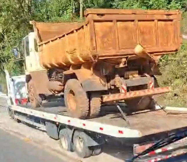 Rampa de escape evita acidente grave na ERS-129 no Vale do Taquari