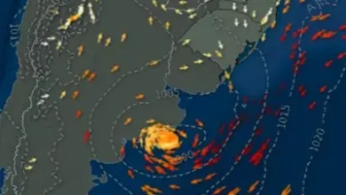 Ciclone e frente fria trazem temporais e granizo para o RS neste fim de semana