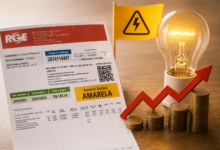 Conta de luz fica mais cara em maio com bandeira amarela da Aneel