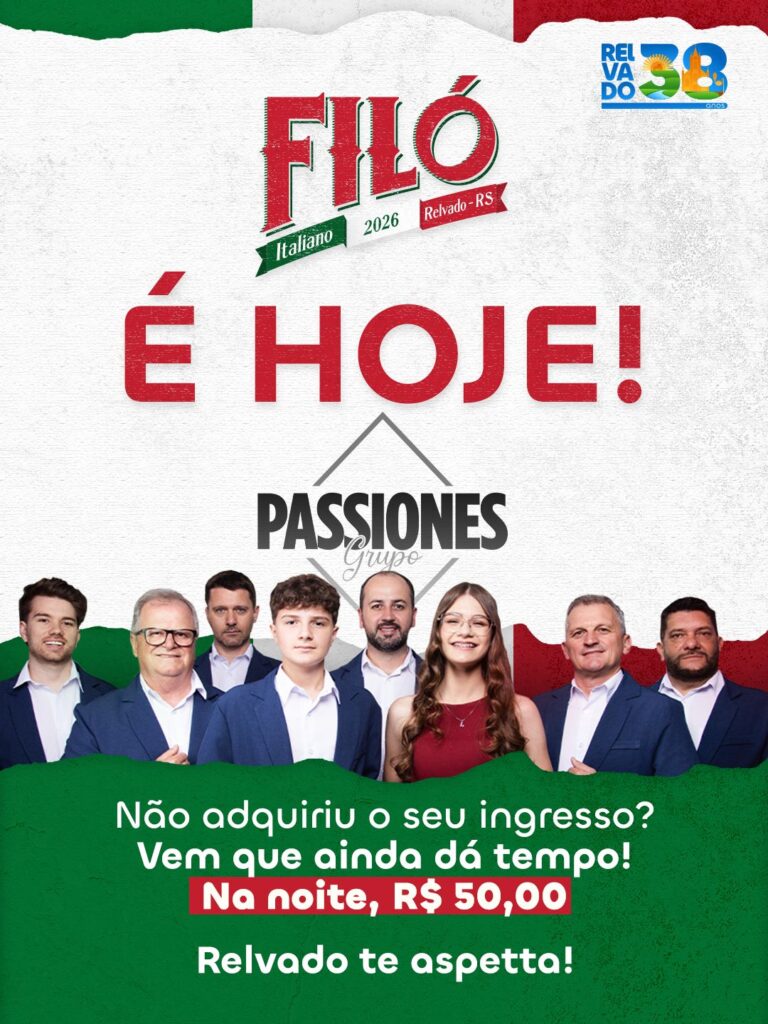 Filó Italiano reúne comunidade de Relvado com gastronomia, música e tradição
