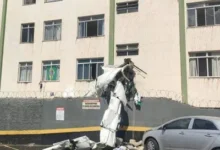Avião que saiu de Teófilo Otoni cai em prédio de Belo Horizonte; dois morrem