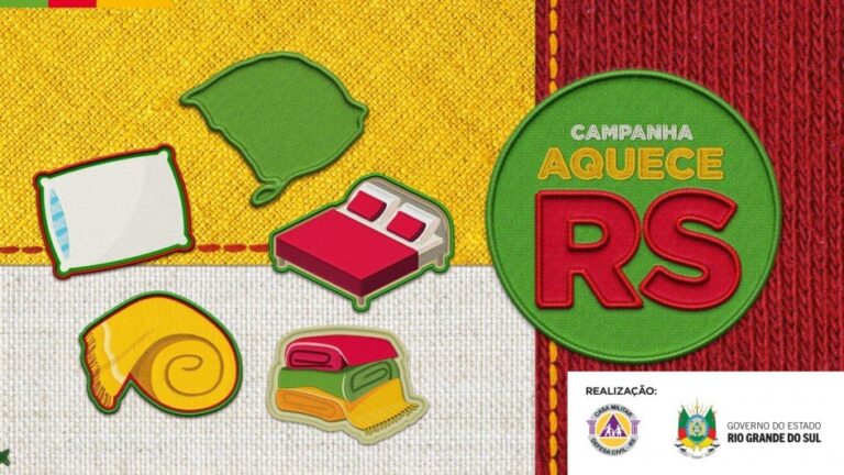 RS lança Campanha do Agasalho 2026 focada em cobertores e lençóis