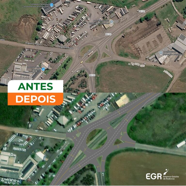 Obra no acesso a Roca Sales chega à metade da execução