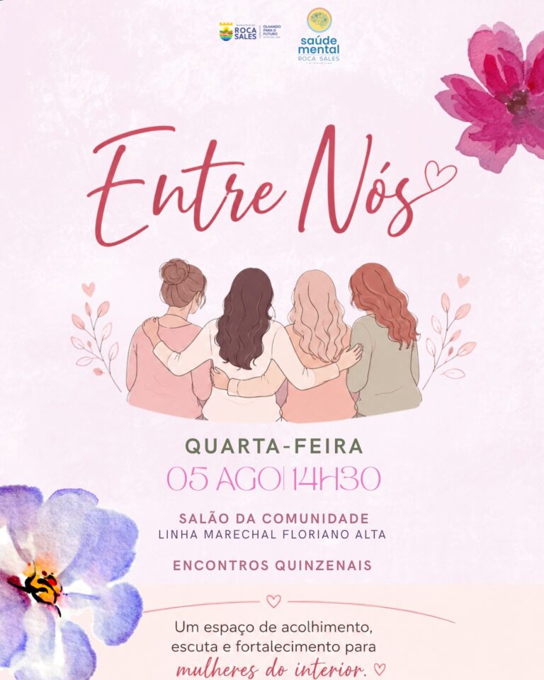 Projeto levará apoio em saúde mental a mulheres do interior de Roca Sales