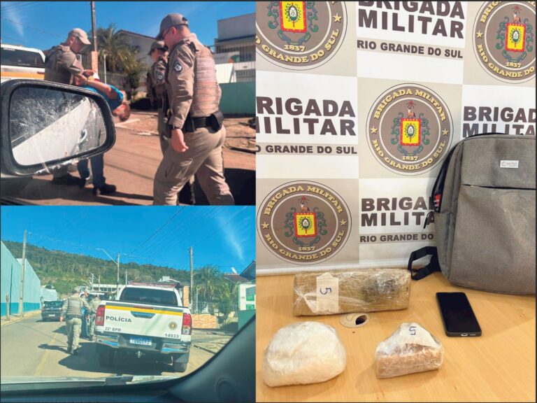 Homem de 27 anos é preso por tráfico de drogas no bairro Santo Antão, em Encantado