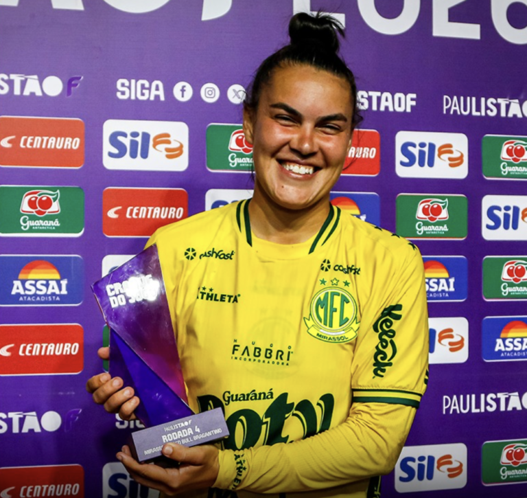 Encantadense Júlia Daltoé Lordes marca 1º gol da história do Mirassol feminino
