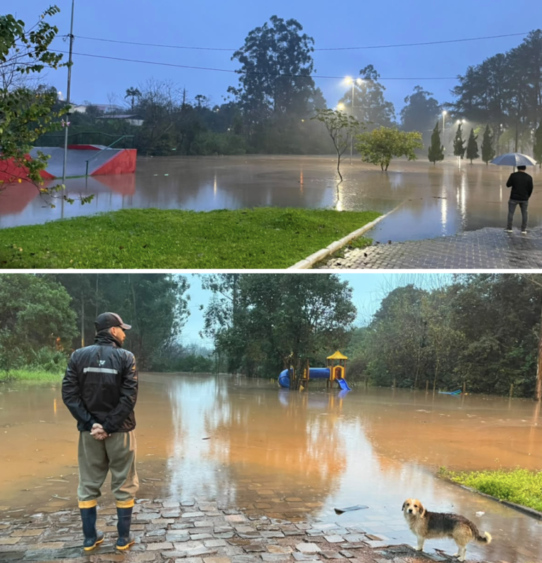 Veja as leituras do Rio Taquari na região, que atinge cota de inundação
