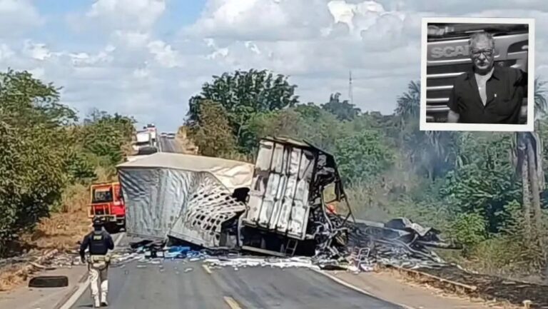 Caminhoneiro de Arroio do Meio morre em colisão frontal entre carretas no Tocantins
