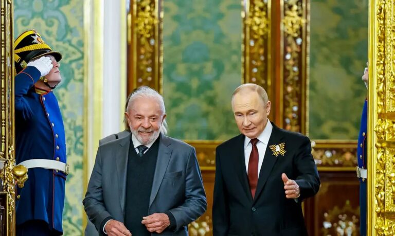 Lula e Putin discutem comércio, Brics e cooperação entre Brasil e Rússia
