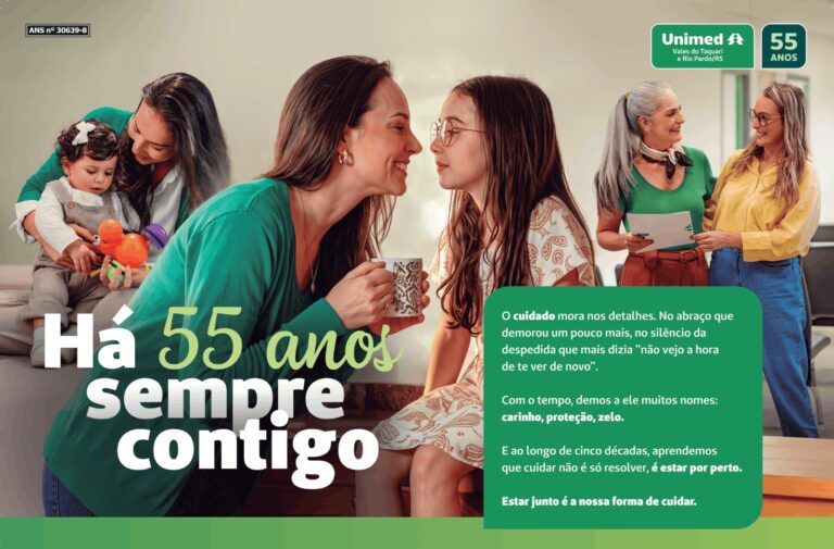 Unimed VTRP inicia celebrações dos 55 anos com novas ações para clientes e comunidade