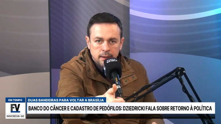 Autor do cadastro de pedófilos, Dziedricki quer retomar Banco do Câncer em Brasília