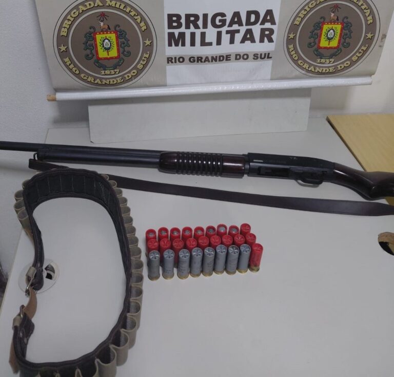 Homem é preso após atirar contra dois vizinhos no interior de Roca Sales