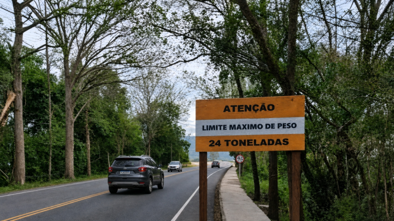 Ponte sobre o Rio Taquari em Roca Sales terá restrição para veículos acima de 24 toneladas