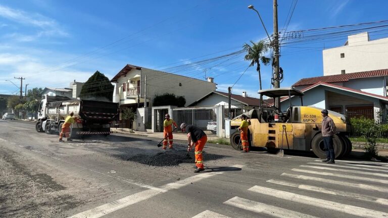 Rota do Desenvolvimento recebe recuperação do pavimento em Encantad