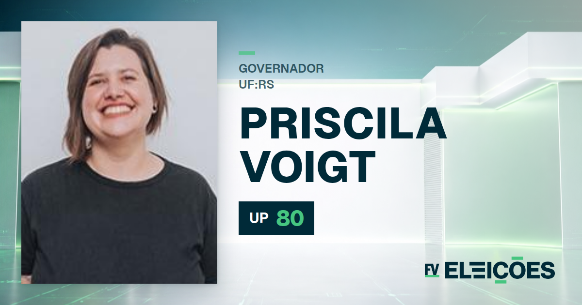Quem é Priscila Voigt, candidata a governadora do RS pelo UP