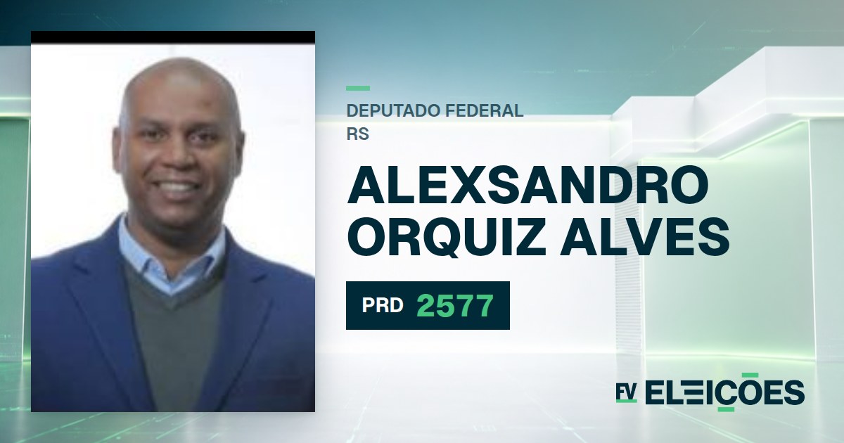 Quem é Alexsandro Orquiz Alves, candidato a deputado federal do RS pelo PRD