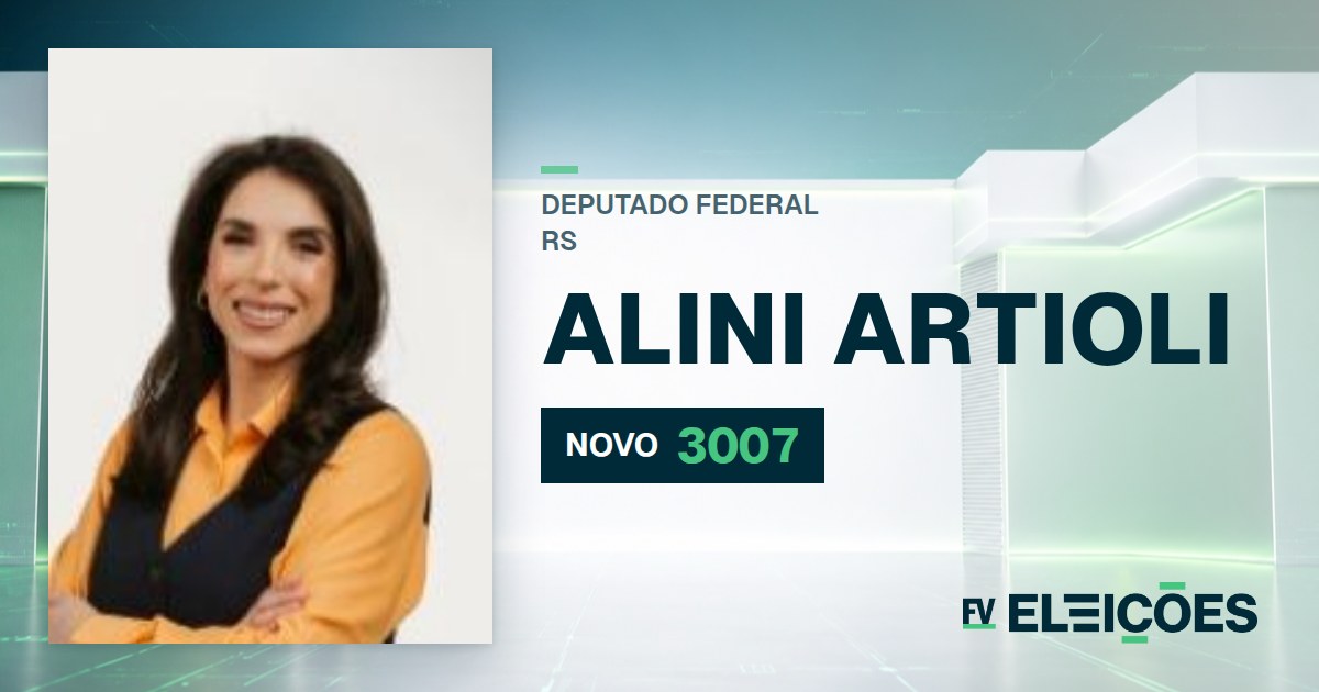 Quem é Alini Artioli, candidata a deputada federal do RS pelo NOVO