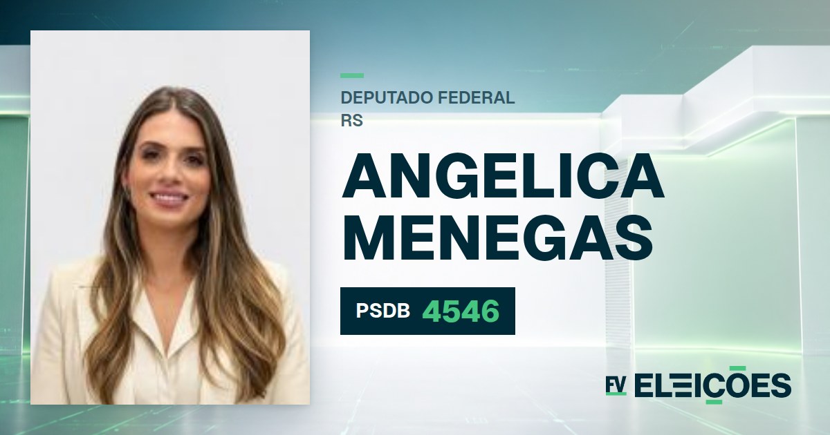 Quem é Angelica Menegas, candidata a deputada federal do RS pelo PSDB