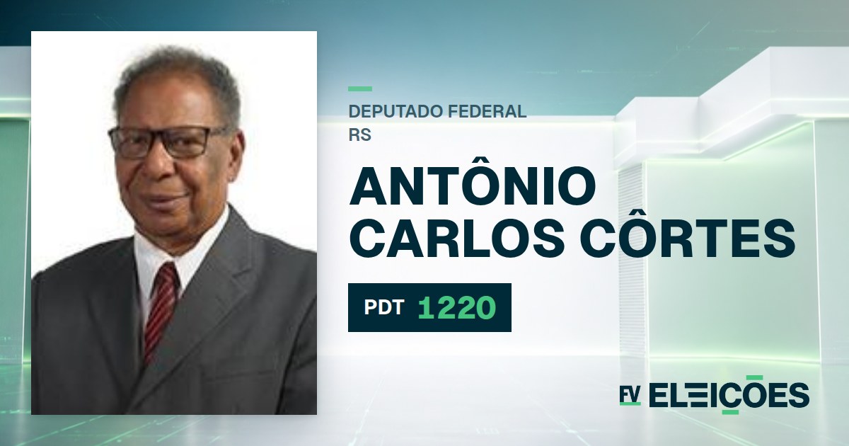 Quem é Antônio Carlos Côrtes, candidato a deputado federal do RS pelo PDT