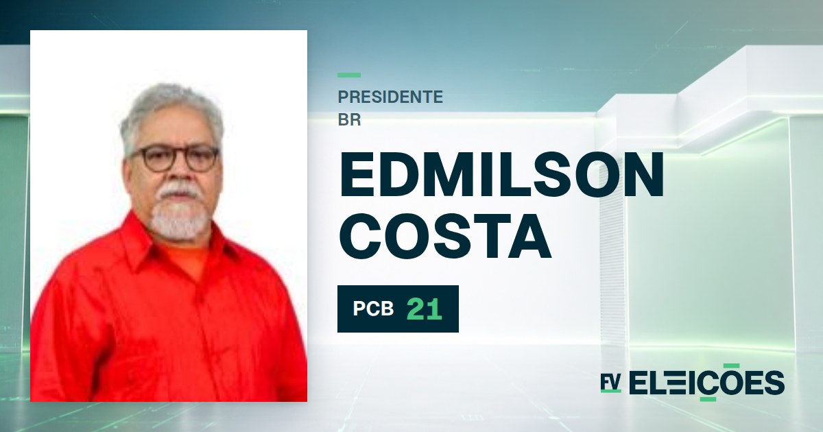 Quem é Edmilson Costa, candidato a presidente pelo PCB