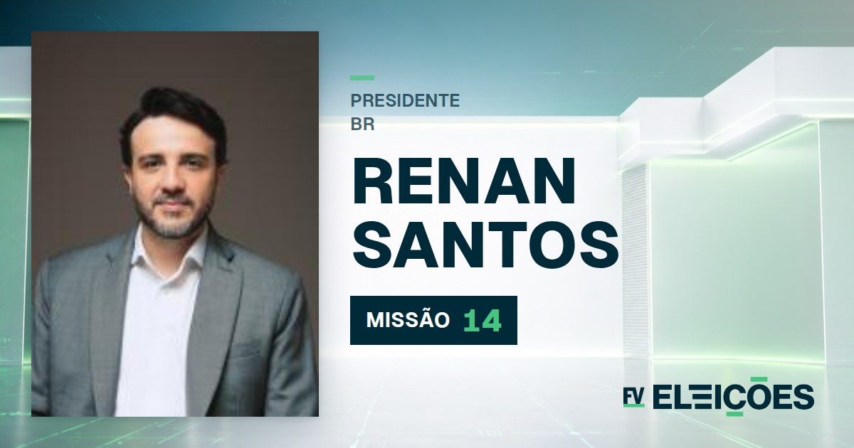 Quem é Renan Santos, candidato a presidente pelo MISSÃO