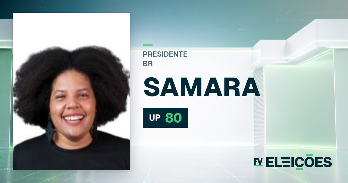Quem é Samara, candidata a presidente pelo UP