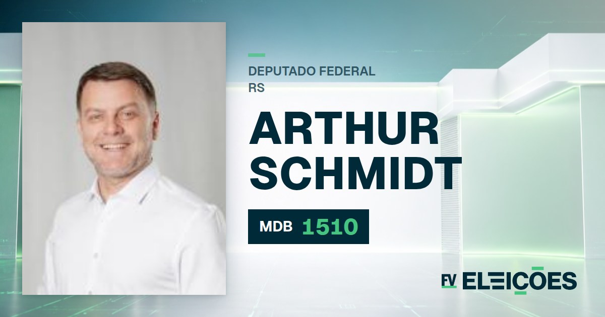Quem é Arthur Schmidt, candidato a deputado federal do RS pelo MDB
