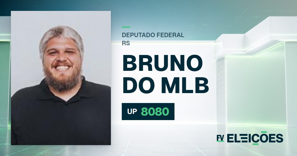 Quem é Bruno do Mlb, candidato a deputado federal do RS pelo UP
