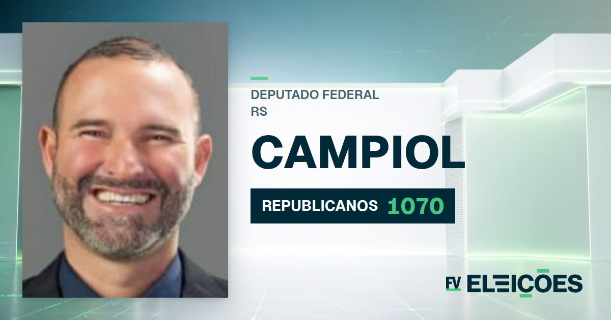 Quem é Campiol, candidato a deputado federal do RS pelo REPUBLICANOS