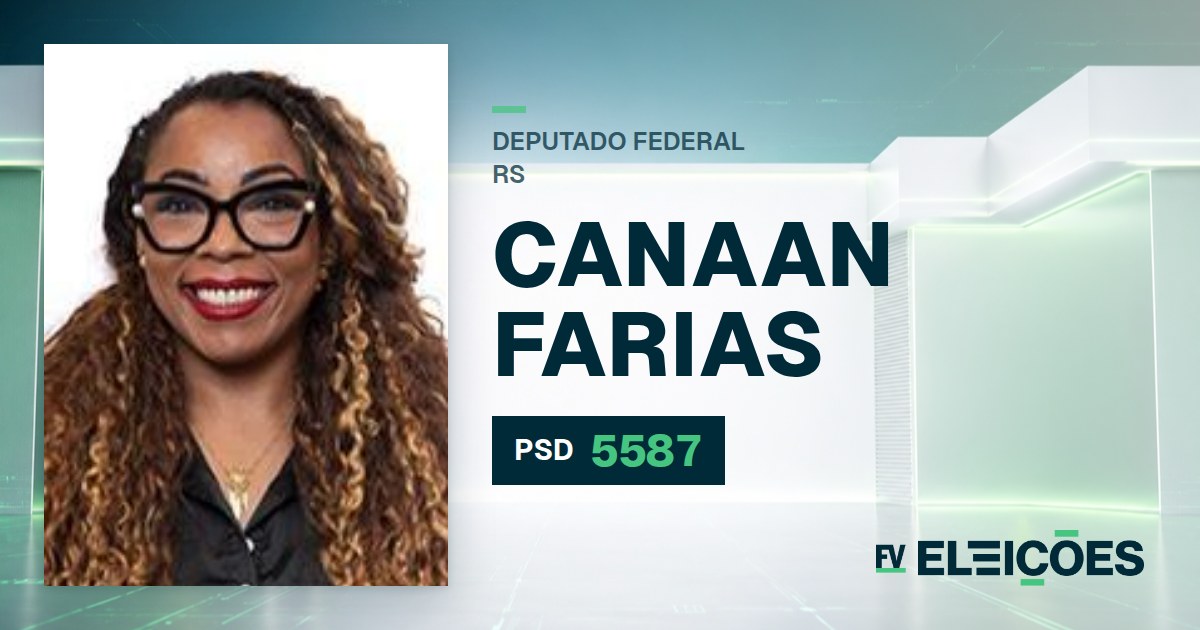Quem é Canaan Farias, candidata a deputada federal do RS pelo PSD