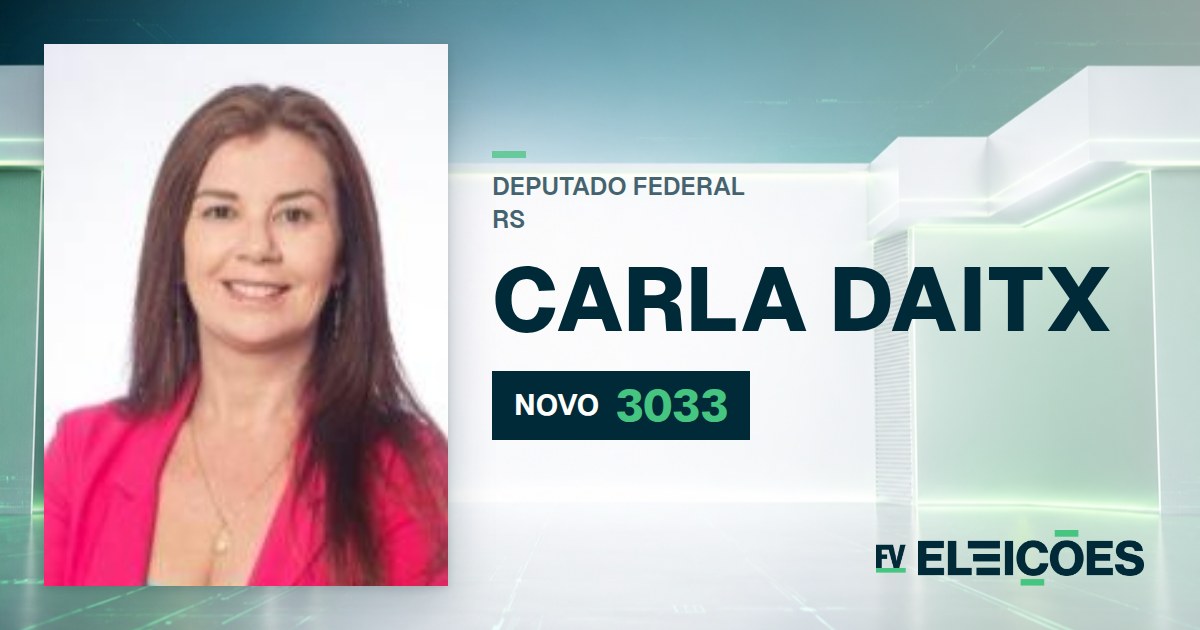 Quem é Carla Daitx, candidata a deputada federal do RS pelo NOVO
