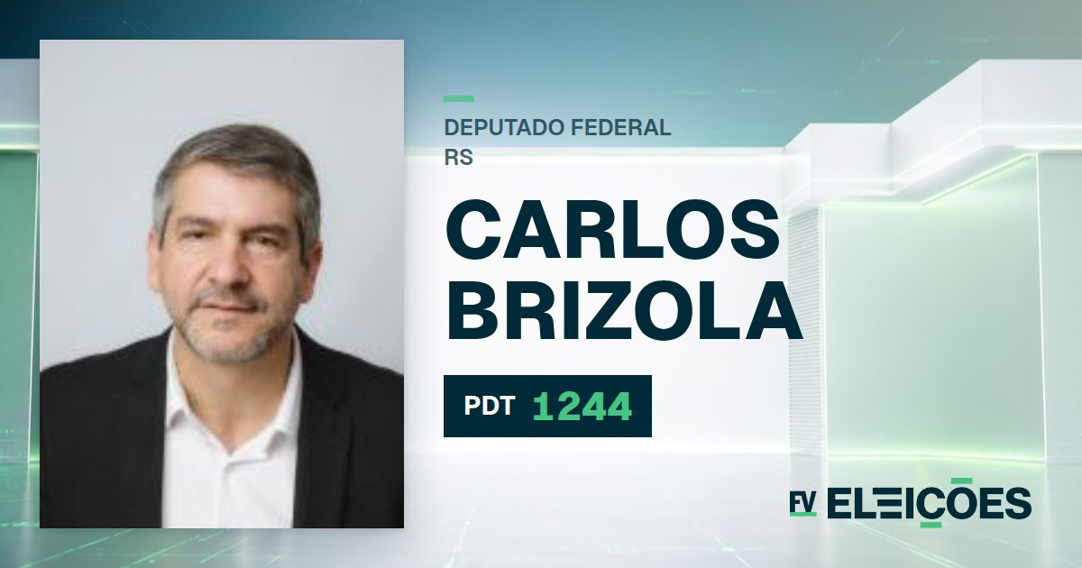 Quem é Carlos Brizola, candidato a deputado federal do RS pelo PDT