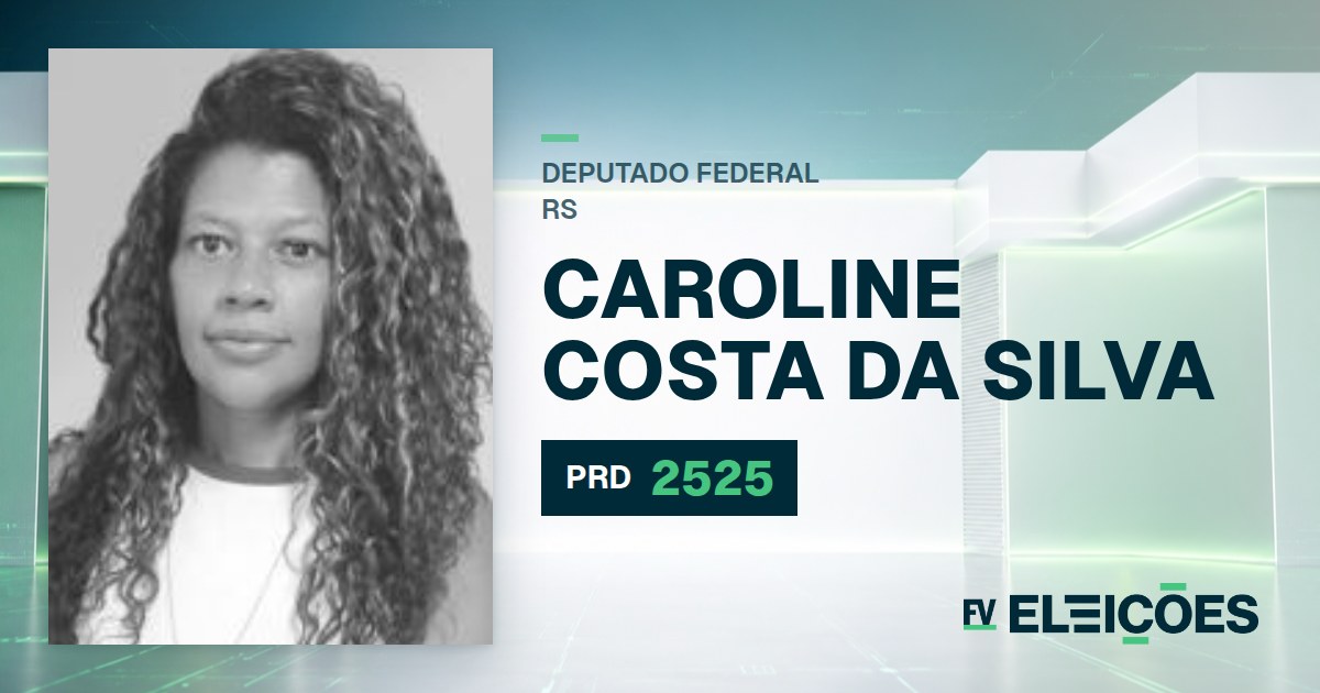 Quem é Caroline Costa da Silva, candidata a deputada federal do RS pelo PRD
