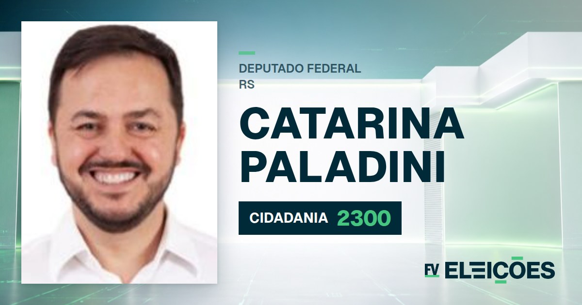 Quem é Catarina Paladini, candidato a deputado federal do RS pelo CIDADANIA