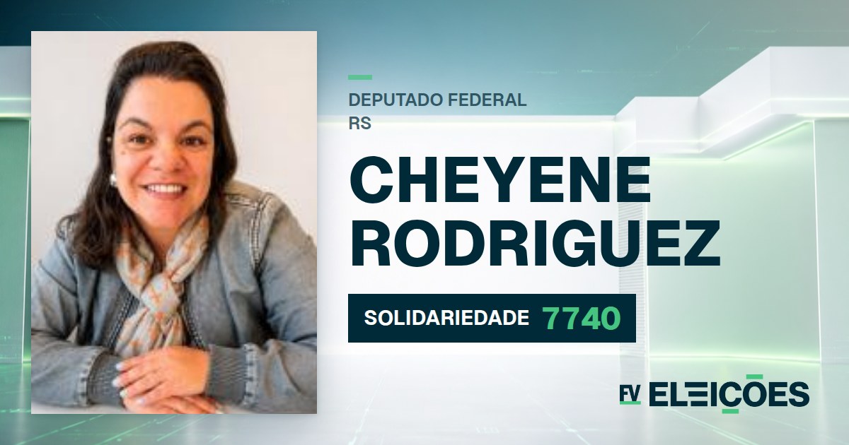 Quem é Cheyene Rodriguez, candidata a deputada federal do RS pelo SOLIDARIEDADE