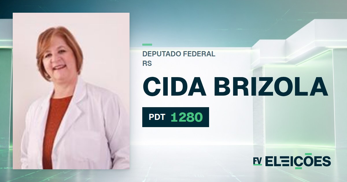 Quem é Cida Brizola, candidata a deputada federal do RS pelo PDT