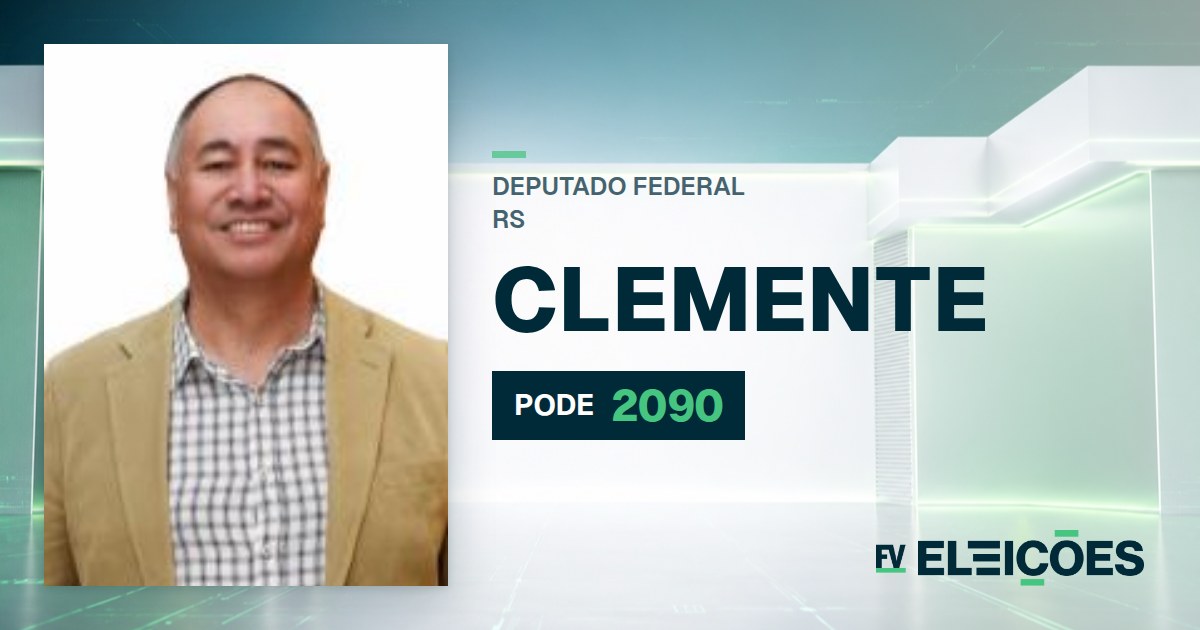 Quem é Clemente, candidato a deputado federal do RS pelo PODE