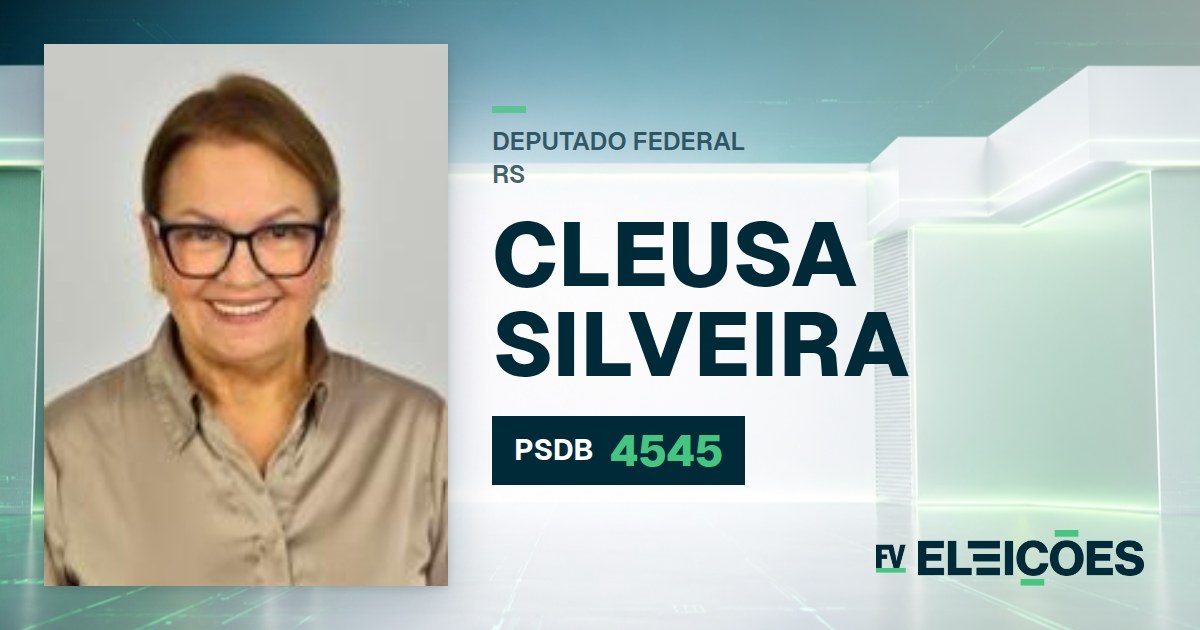 Quem é Cleusa Silveira, candidata a deputada federal do RS pelo PSDB