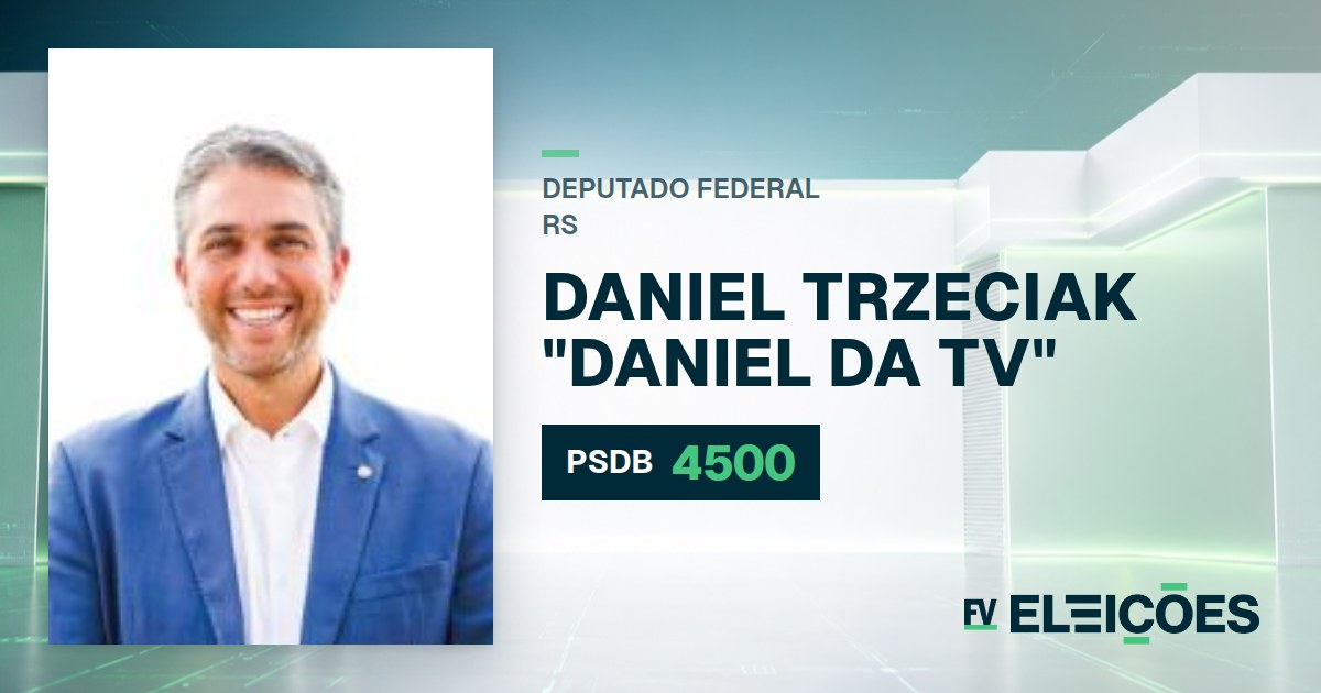 Quem é Daniel Trzeciak "daniel da Tv", candidato a deputado federal do RS pelo PSDB