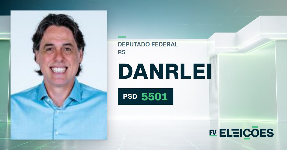 Quem é Danrlei, candidato a deputado federal do RS pelo PSD