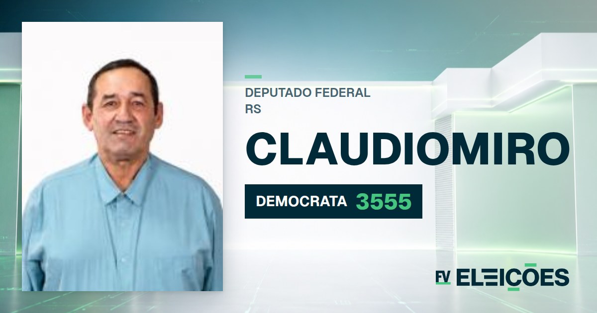 Quem é Claudiomiro, candidato a deputado federal do RS pelo DEMOCRATA