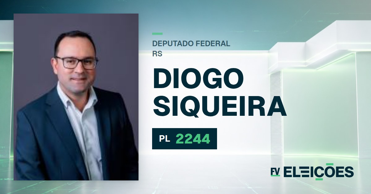 Quem é Diogo Siqueira, candidato a deputado federal do RS pelo PL