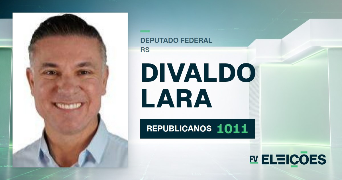 Quem é Divaldo Lara, candidato a deputado federal do RS pelo REPUBLICANOS